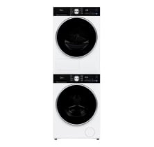 Midea Washer & Dryer Set (MLHW31S2BBW, MLHE31S2BBW)