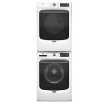 Maytag Stackable MFW7020RW Washer, YMED7020RW Electric Dryer, & W10869845 Stacking Kit