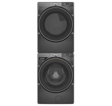 Whirlpool Stackable WFW5720RU Washer, YWED5720RU Electric Dryer, & W10869845 Stacking Kit