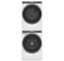 Whirlpool Stackable WFW6720RW Washer, WGD6720RW Gas Dryer, & W10869845 Stacking Kit