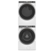 Whirlpool Stackable WFW6720RW Washer, YWED6720RW Electric Dryer, & W10869845 Stacking Kit