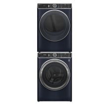 GE Profile PFW870SPVRS Washer & PFD87ESMVRS Electric Dryer & GFA28KITN Stacking kit Combo