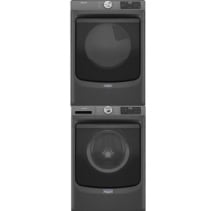Maytag Stackable MFW7020RF Washer, YWED5720RW Electric Dryer, & W10869845 Stacking Kit